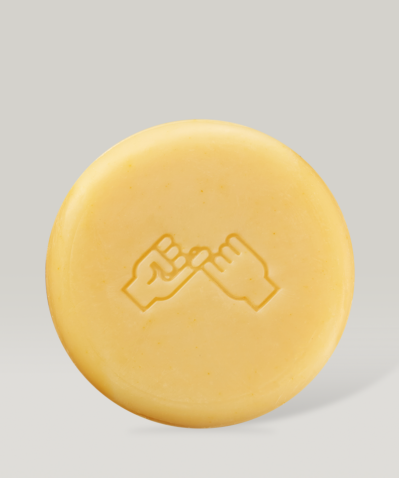 DONGGUBAT Correct Shampoo Bar For Oily Skin with embossed design on light background