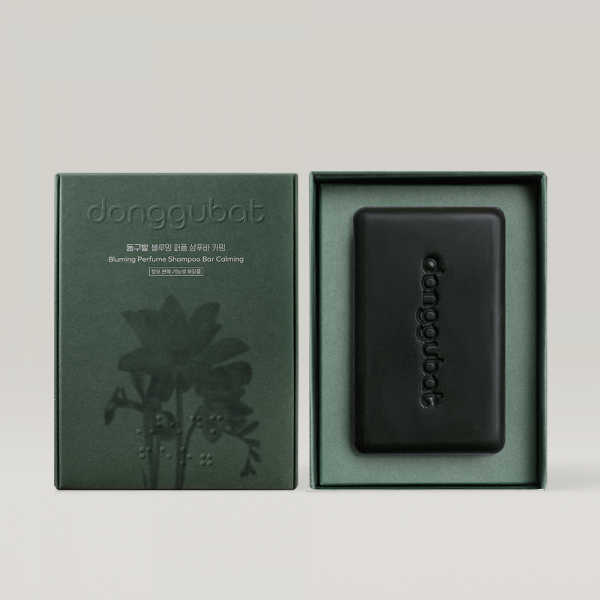 DONGGUBAT Field Blooming Perfume Shampoo Bar Calming 80g in packaging
