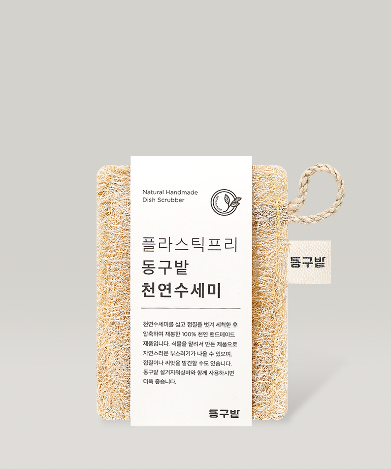DONGGUBAT Susemi Basic Type dish scrubber displayed against a neutral background, featuring eco-friendly materials and design.