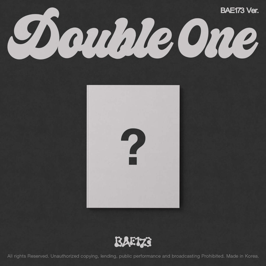 Double 0ne - 1st Album [Xpert] (Bae173 Ver.) - Kpop Album