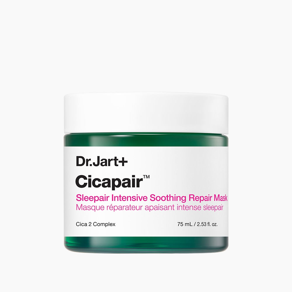 DR. JART+ Cicapair Sleepair Intensive Soothing Repair Mask 75ml in green jar