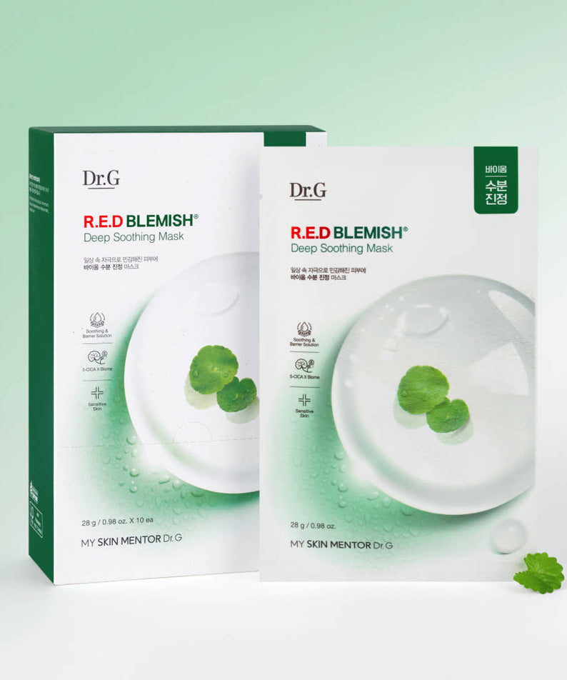 Dr.G Red Blemish Deep Soothing Mask 10P