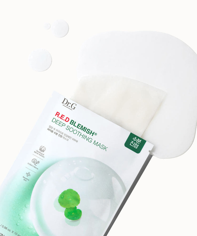 Dr.G Red Blemish Deep Soothing Mask 10P