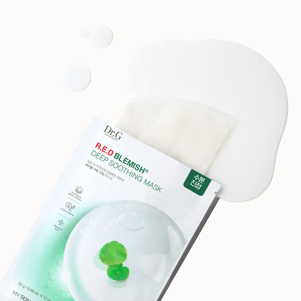 Dr.G Red Blemish Deep Soothing Mask 10P
