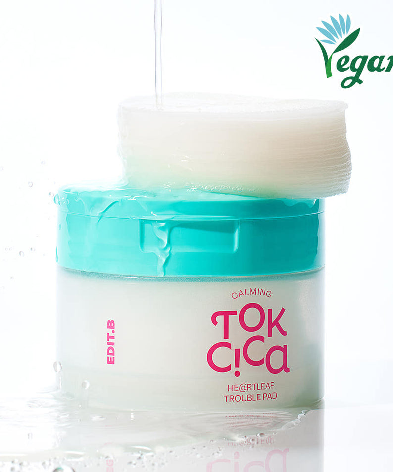 Edit.B Calming Tok Cica Heartleaf Trouble Pad 70p 160ml