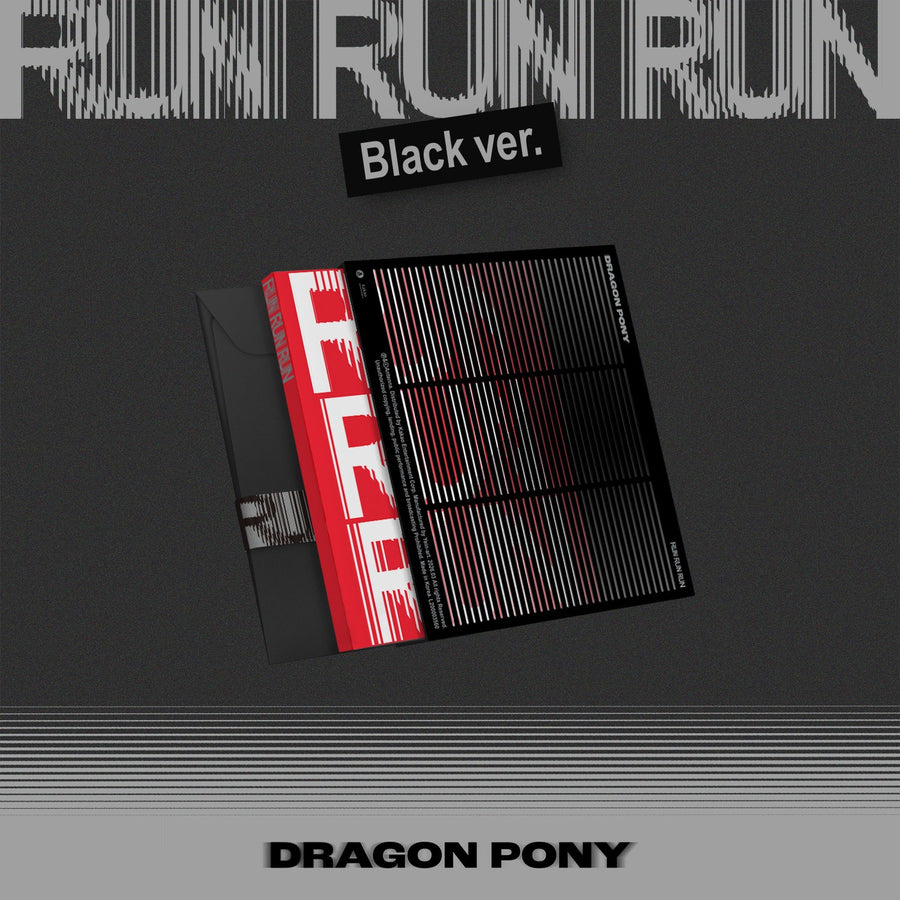 Dragon Pony - [Run Run Run] (Black Ver.) - Kpop Album