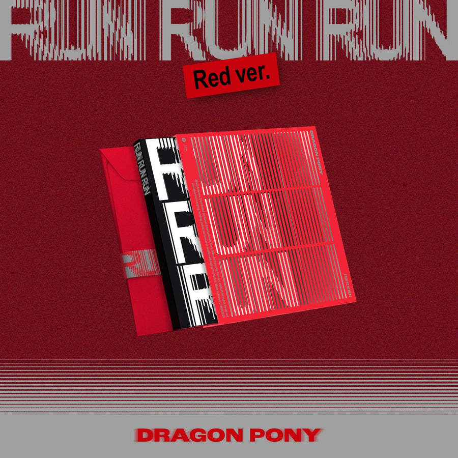 Dragon Pony - [Run Run Run] (Red Ver.) - Kpop Album