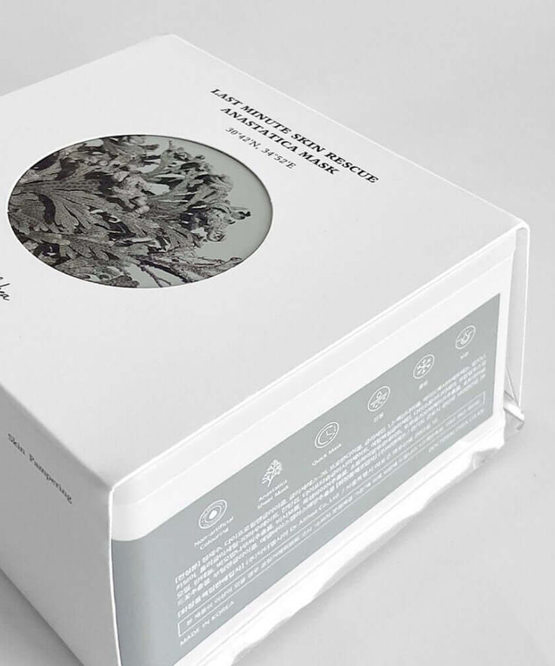 DR.ALTHEA Last Minute Skin Rescue Resurrection Mask (30ea) 310g packaging with detailed design.