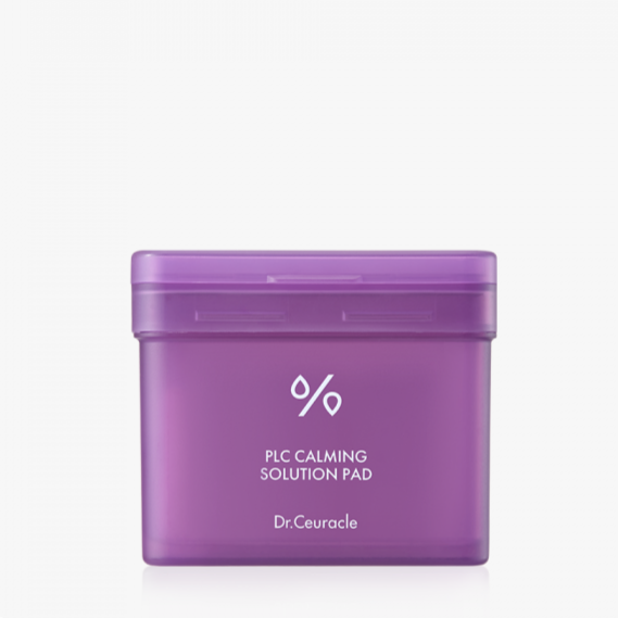 DR.CEURACLE PLC Calming Solution Pad 130 pads in purple container