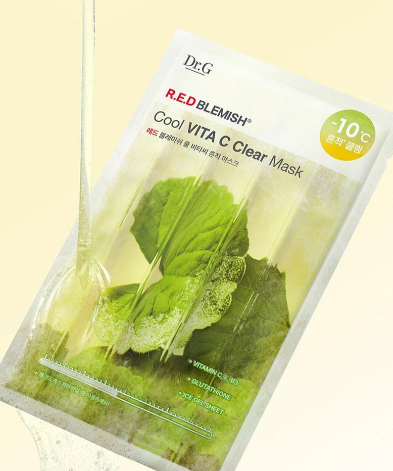 DR.G Red Blemish Cool Vita C Trace Mask 10 Sheets product image