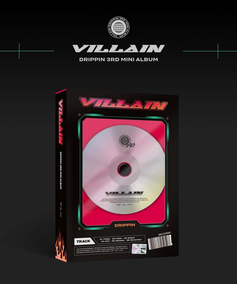 DRIPPIN - 3rd Album [Villain] A ver. - Kpop Album | Kool Seoul - Buy Kpop Albums Online