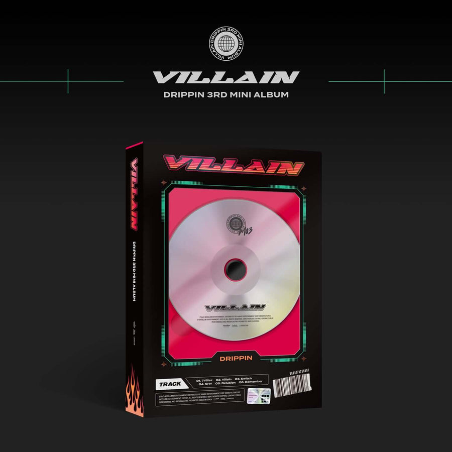 Drippin - 3rd Album [Villain] A Ver. - Kpop Album