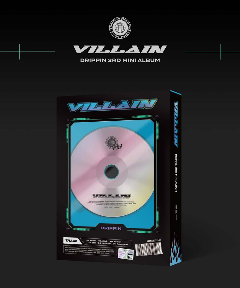 DRIPPIN - 3rd Album [Villain] B ver. - Kpop Album | Kool Seoul - Buy Kpop Albums Online