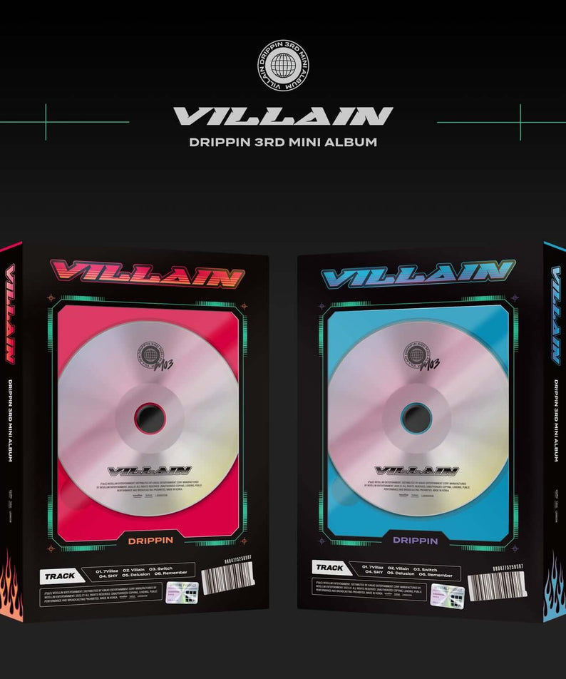 DRIPPIN - 3rd Album [Villain] (SET) - Kpop Album | Kool Seoul - Buy Kpop Albums Online