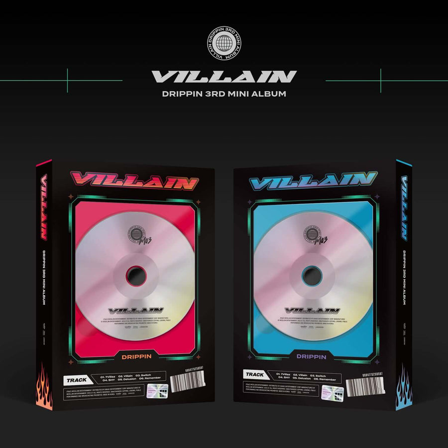 Drippin - 3rd Album [Villain] (Set) - Kpop Album
