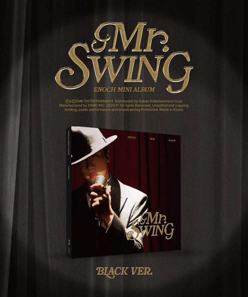 ENOCH - [Mr. SWING] (BLACK VER.) - Kpop Album | Kool Seoul - Buy Kpop Albums Online