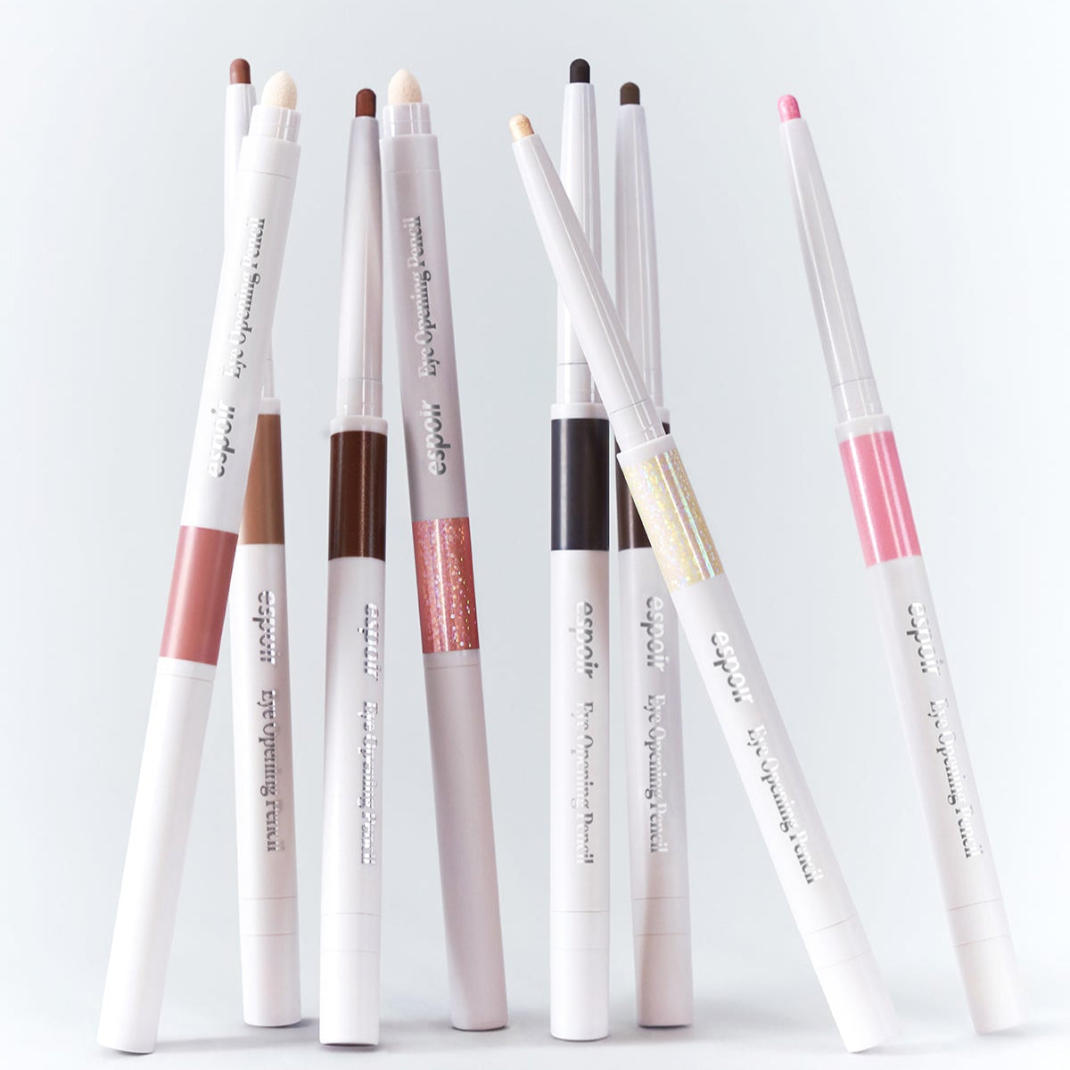 ESPOIR Eye opening pencil collection in various shades for vibrant eye makeup