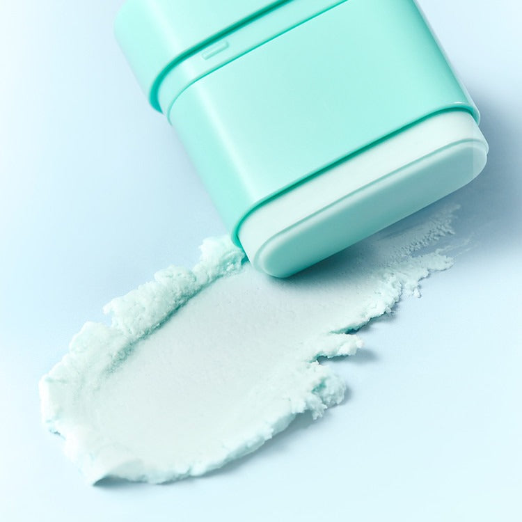 ESSENHERB Multi Defense Cloud Fit Airy Sun Stick 10g on light blue background.