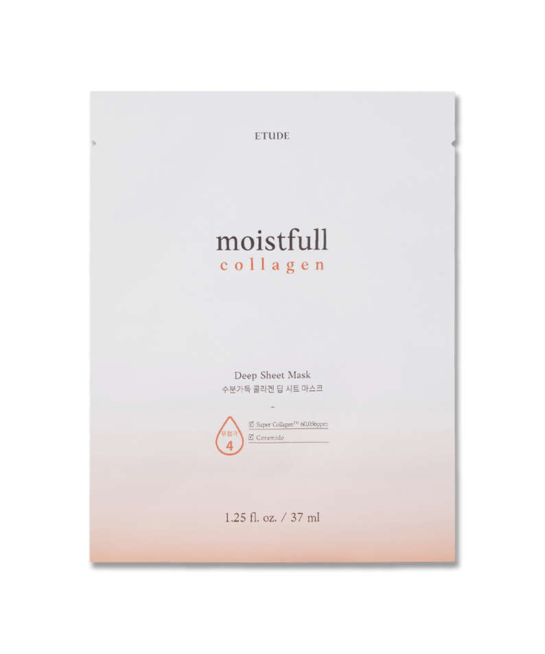 ETUDE Moistfull Collagen Deep Sheet Mask packaging front view