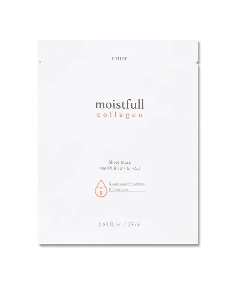 Image of ETUDE Moistfull Collagen Sheet Mask packaging.