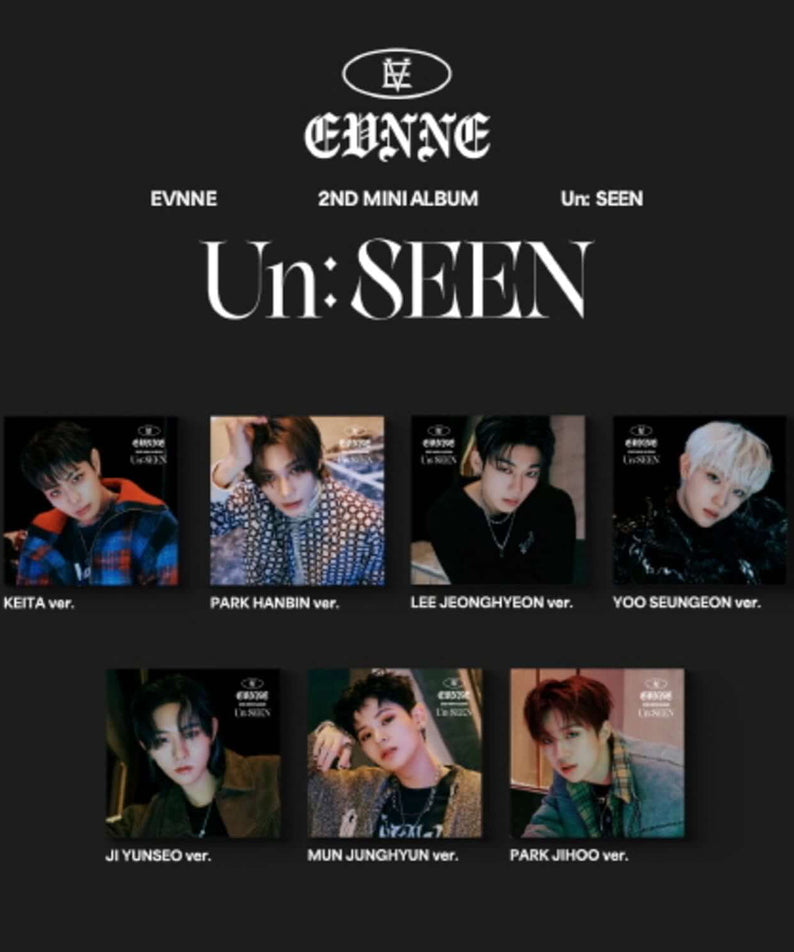 EVNNE - 2nd Album [Un: SEEN] Digipack VER. (7 Random) - Kpop | Kool Seoul - Buy Kpop Albums Online