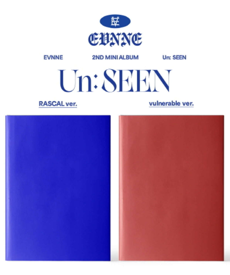 EVNNE - 2nd Album [Un: SEEN] (RASCAL Ver. / vulnerable ver.) | Kool Seoul - Buy Kpop Albums Online