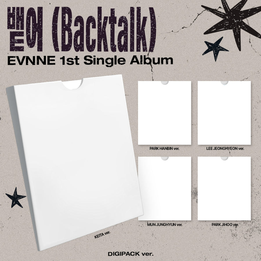 Evnne - [Backtalk] (Digipack Ver.) (Random 1 Of 5) - Kpop Album