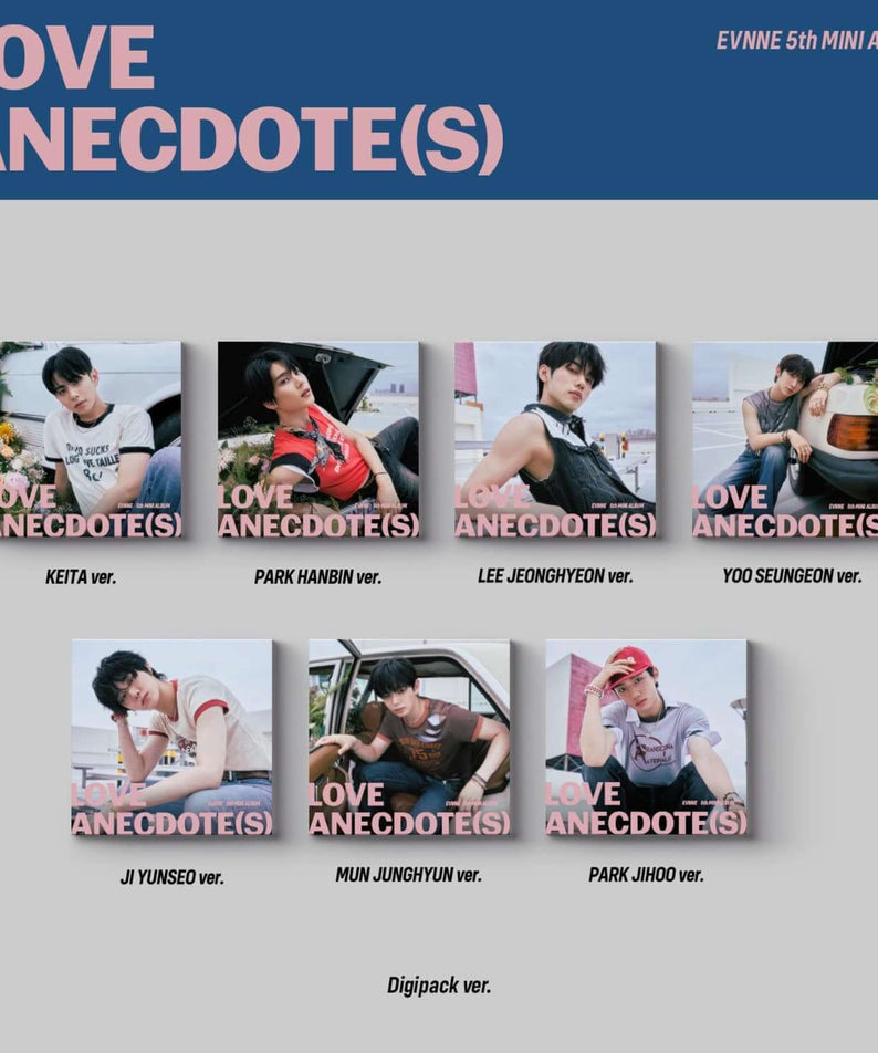 EVNNE - [LOVE ANECDOTE(S)] (Digipack ver.)(Random 1 of 7) -  | Kool Seoul - Buy Kpop Albums Online
