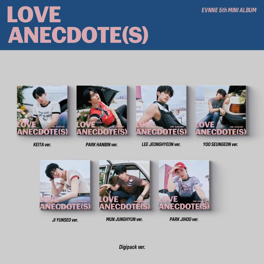 Evnne - [Love Anecdote(S)] (Digipack Ver.)(Random 1 Of 7) - Kpop Album