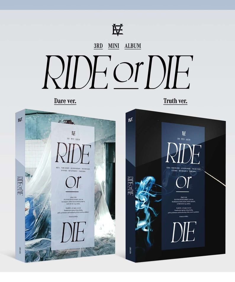 EVNNE - [RIDE or DIE] (Dare ver. / Truth ver.) (Random) - Kp | Kool Seoul - Buy Kpop Albums Online