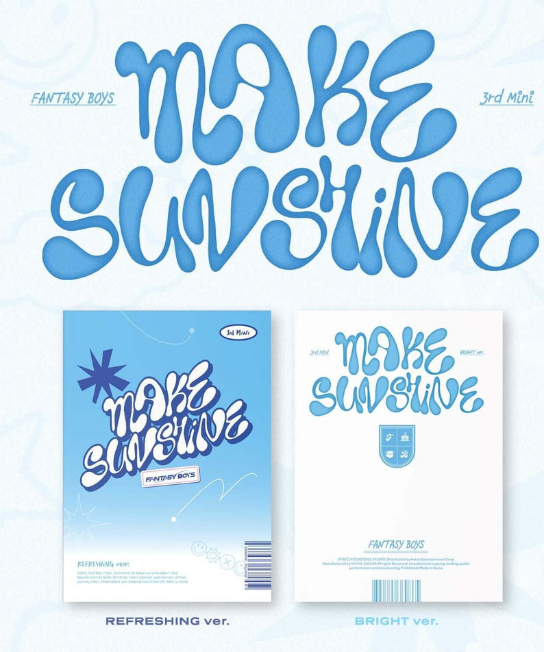 FANTASY BOYS - 3rd MINI ALBUM [MAKE SUNSHINE] (Set of 2) - K | Kool Seoul - Buy Kpop Albums Online