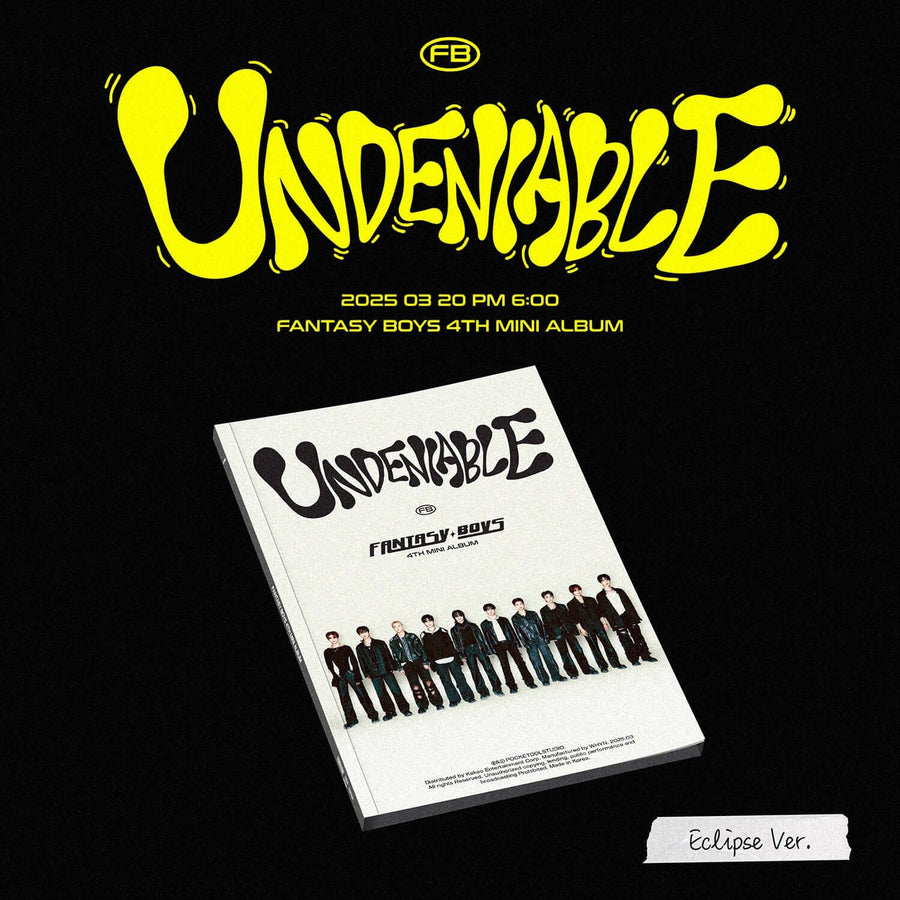 Fantasy Boys - 4th Album [Undeniable] (Eclipse Ver.) - Kpop Album