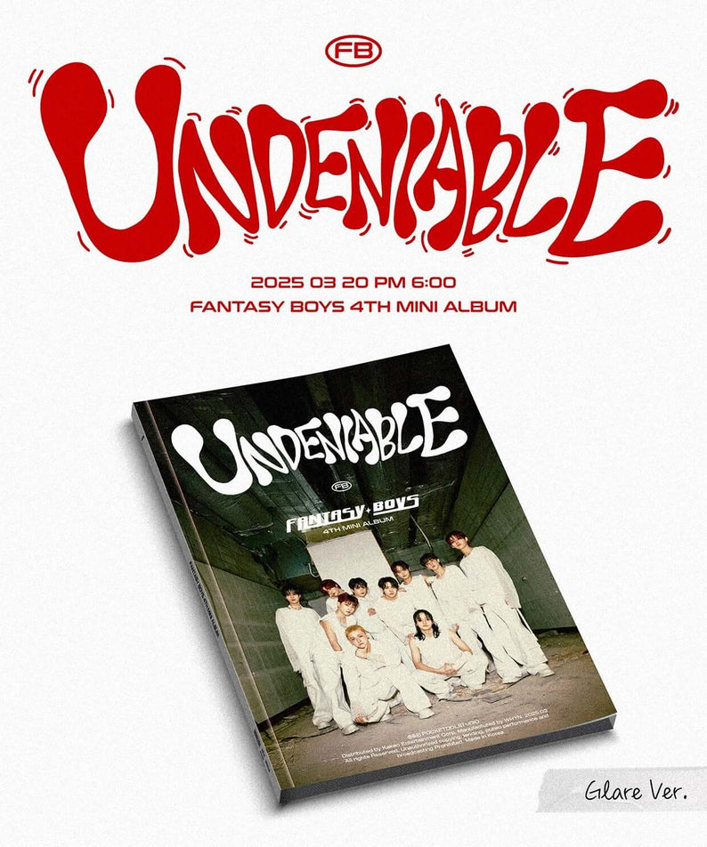 FANTASY BOYS - 4th Album [UNDENIABLE] (Glare ver.) - Kpop Al | Kool Seoul - Buy Kpop Albums Online