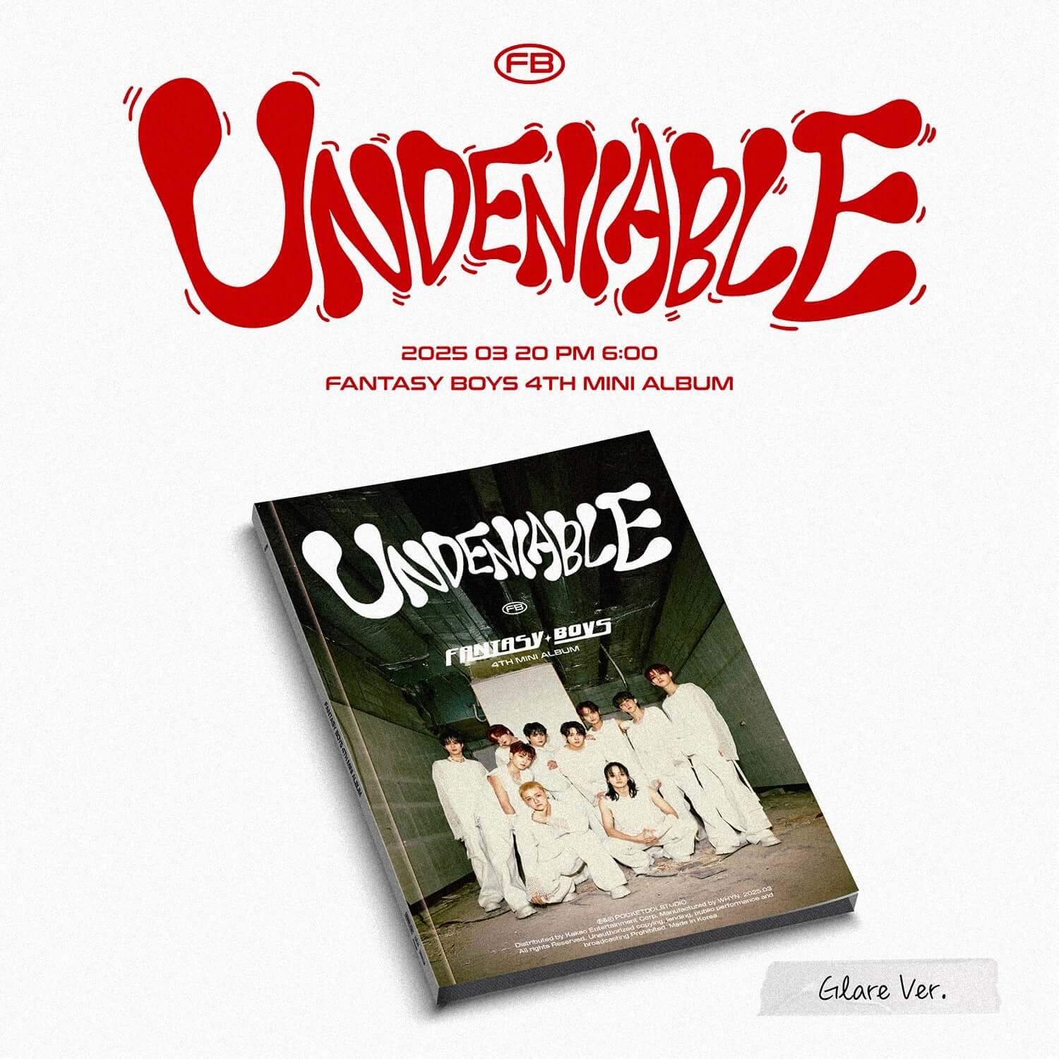 FANTASY BOYS - 4th Album [UNDENIABLE] (Glare ver.) - Kpop Al | Kool Seoul - Buy Kpop Albums Online