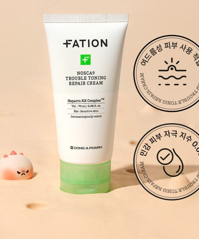 FATION Nosca9 Trouble Toning Repair Cream 70ml | Kool Seoul