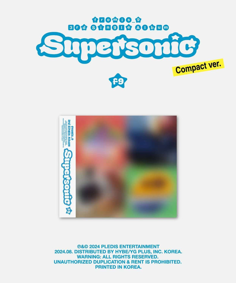 FROMIS_9 - 3rd Single Album [Supersonic] Compact ver. (Rando | Kool Seoul - Buy Kpop Albums Online