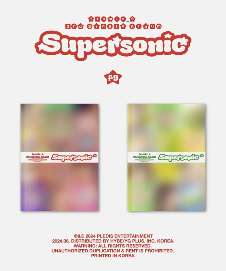 FROMIS_9 - 3rd Single Album [Supersonic] (Set of 2) - Kpop A | Kool Seoul - Buy Kpop Albums Online