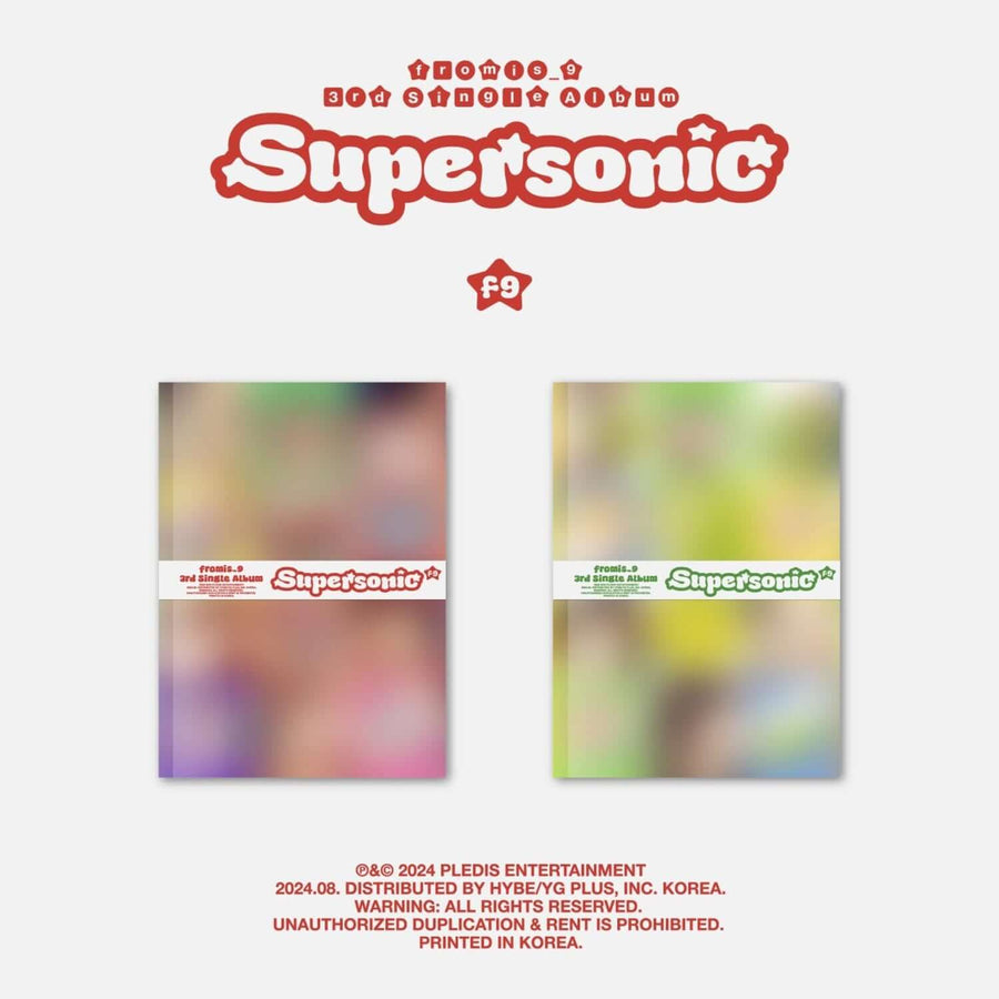 Fromis_9 - 3rd Single Album [Supersonic] (Set Of 2) - Kpop Album