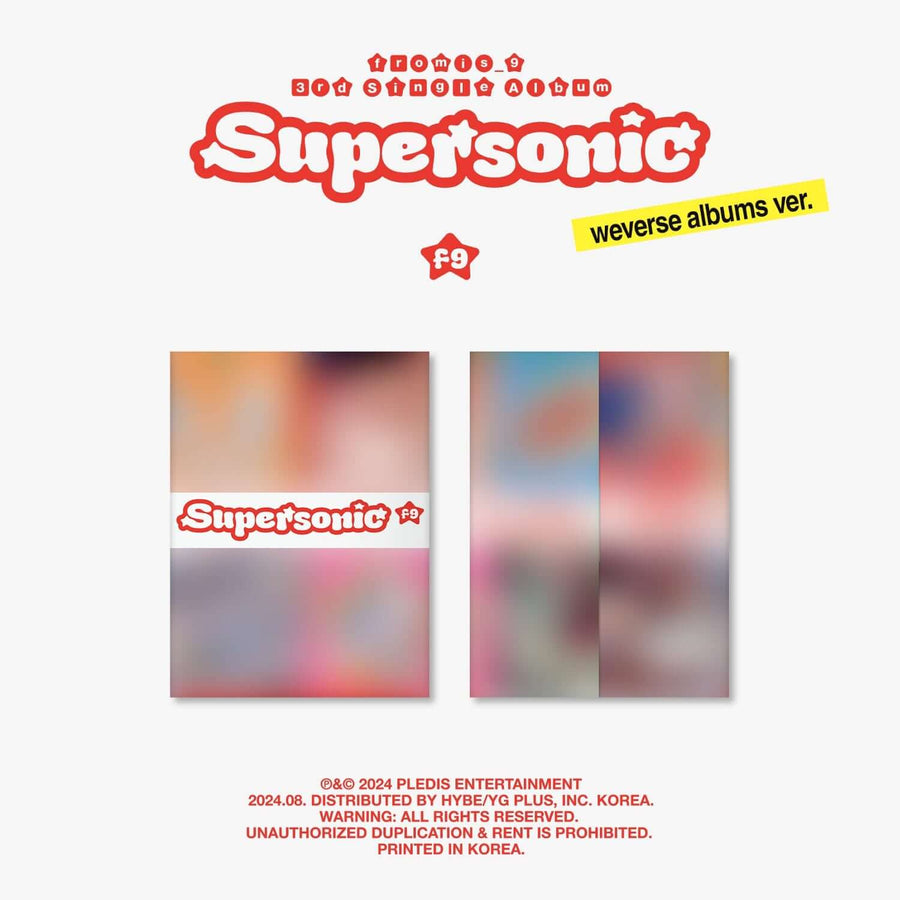 Fromis_9 - 3rd Single Album [Supersonic] Weverse Albums Ver. - Kpop Album