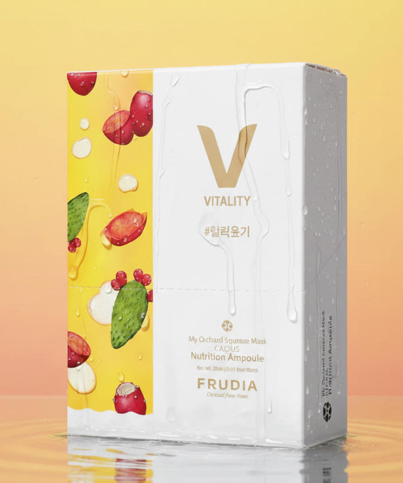 Frudia My Orchard Squeeze Mask Creamy Ampoule Prickly Pear (10 Sheets)