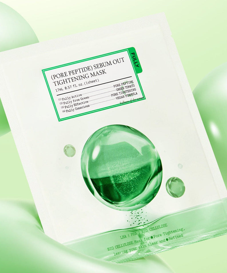 Fully Pore Peptide Sebum Out Tightening Mask 4ea