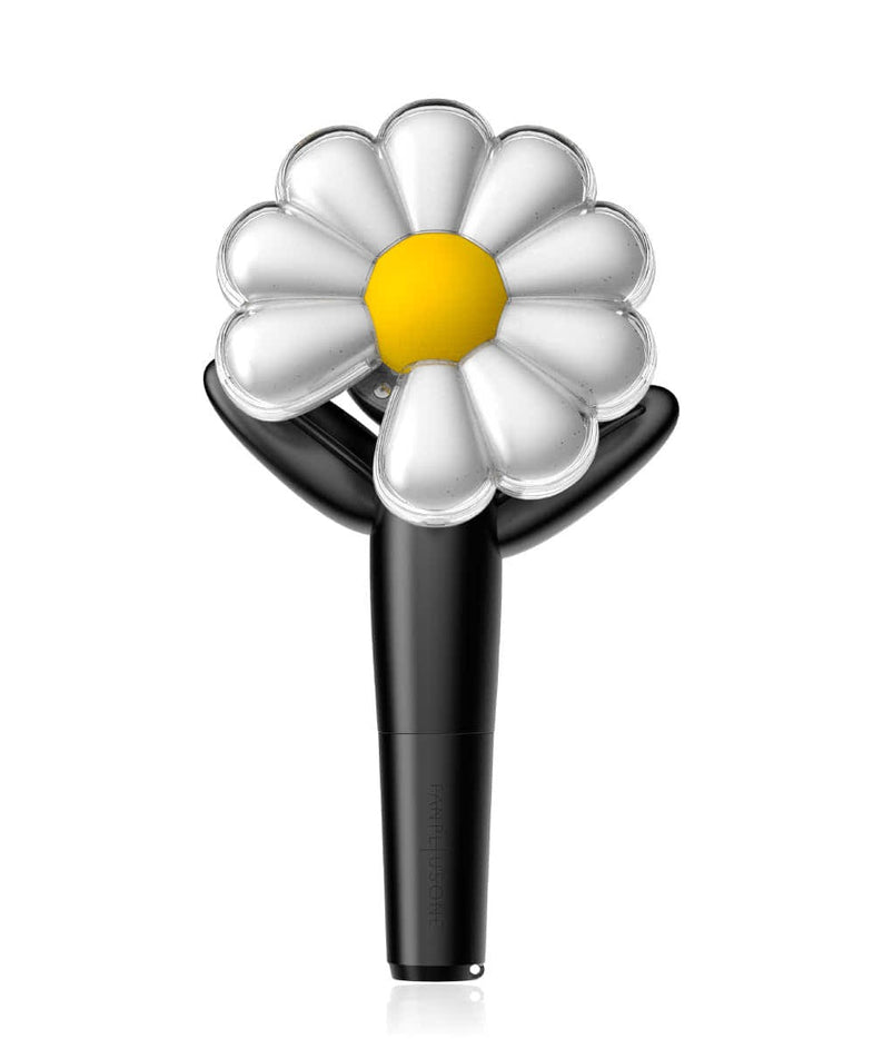 G-Dragon official Lighstick featuring daisy design with limited availability for upcoming concert series.