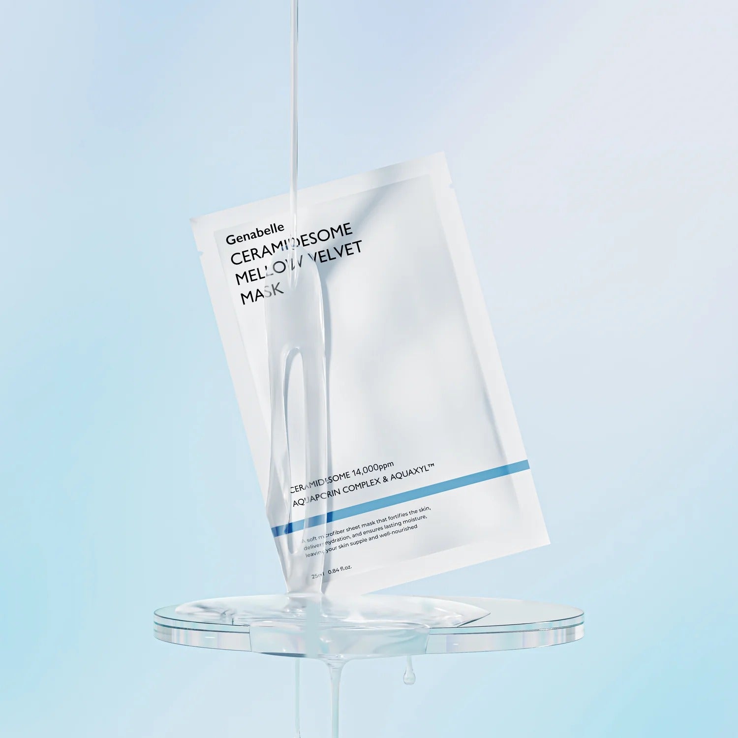GENABELLE Ceramidsome Mellow Velvet Mask 5ea product packaging design