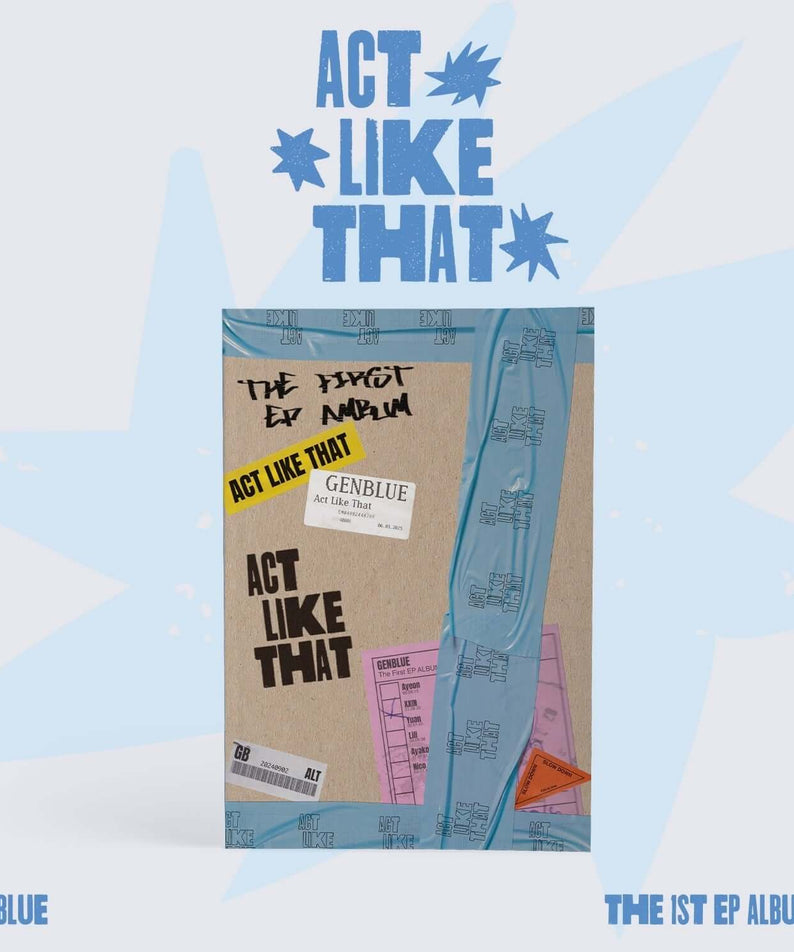 GENBLUE - 1st EP Album [ACT LIKE THAT] - Kpop Album | Kool Seoul - Buy Kpop Albums Online