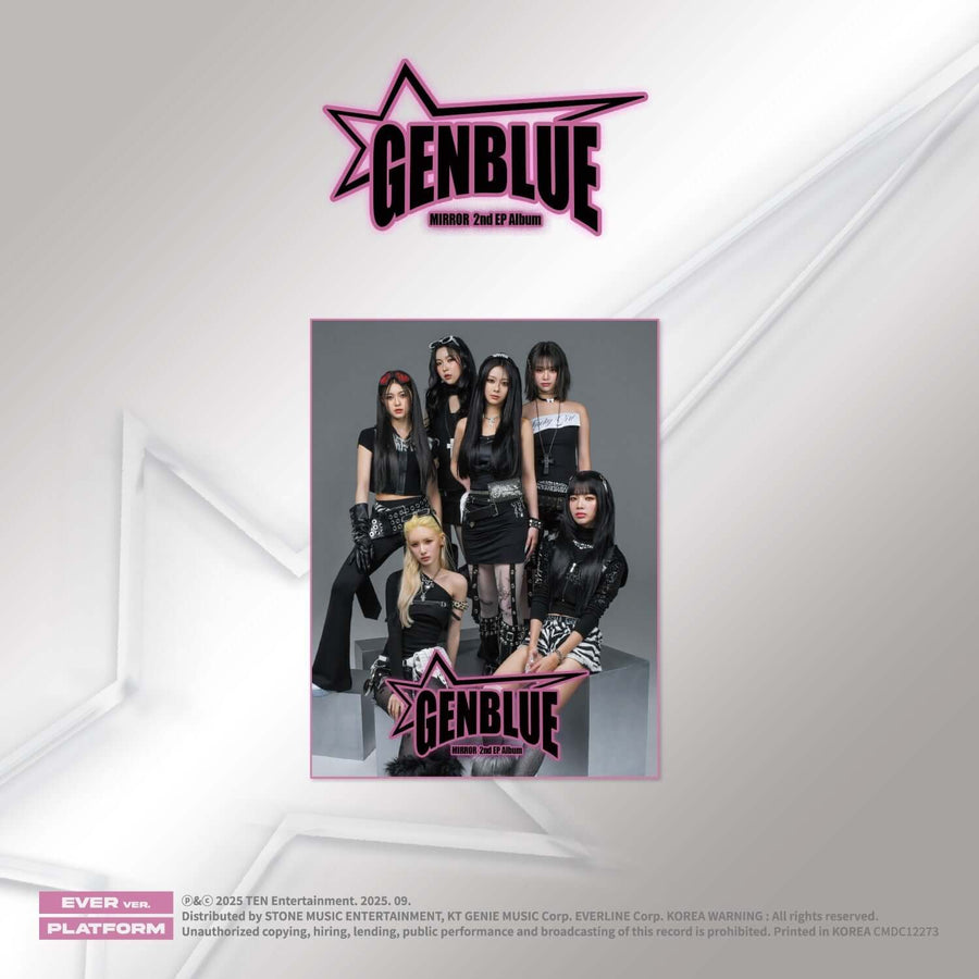 Genblue - 2nd Album [Mirror] (Poca) - Kpop Album