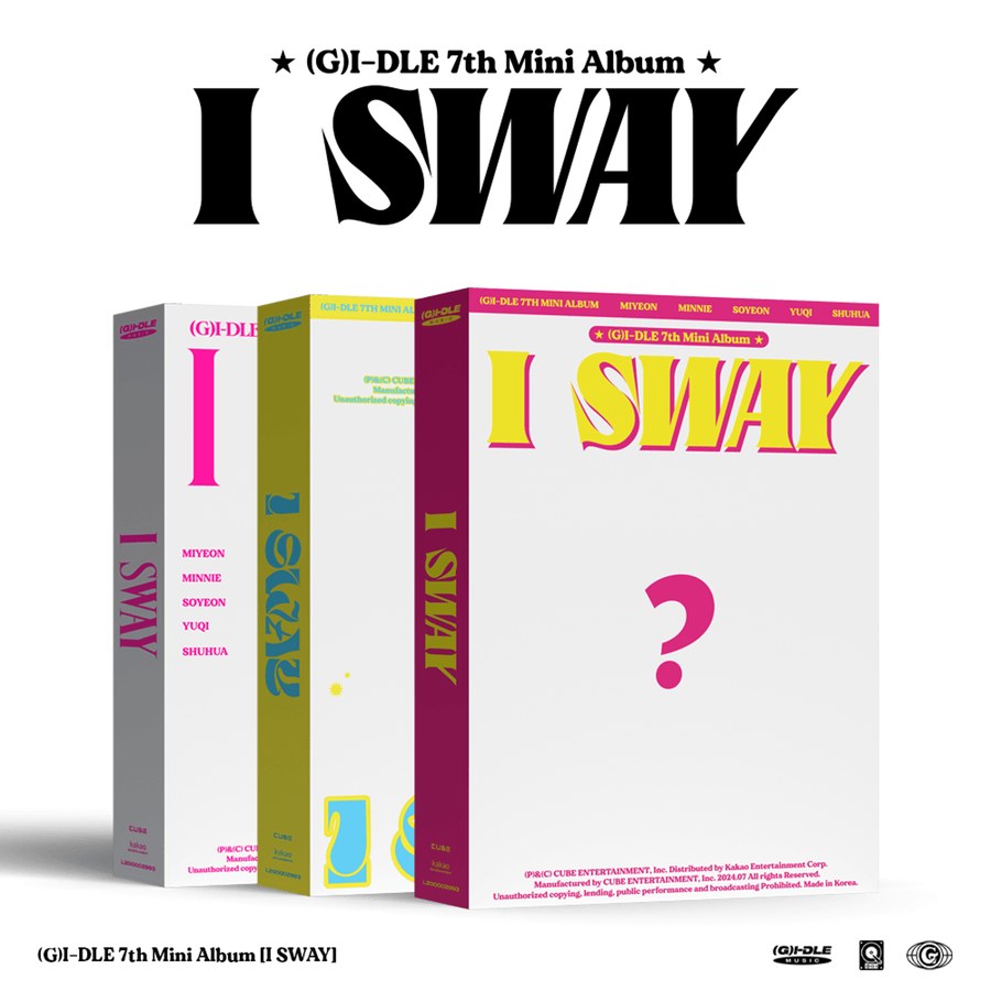 (G)I-Dle - 7th Album [I Sway] (Wind Ver. / Wave Ver. / Beat Ver.) (Random) - Kpop Album