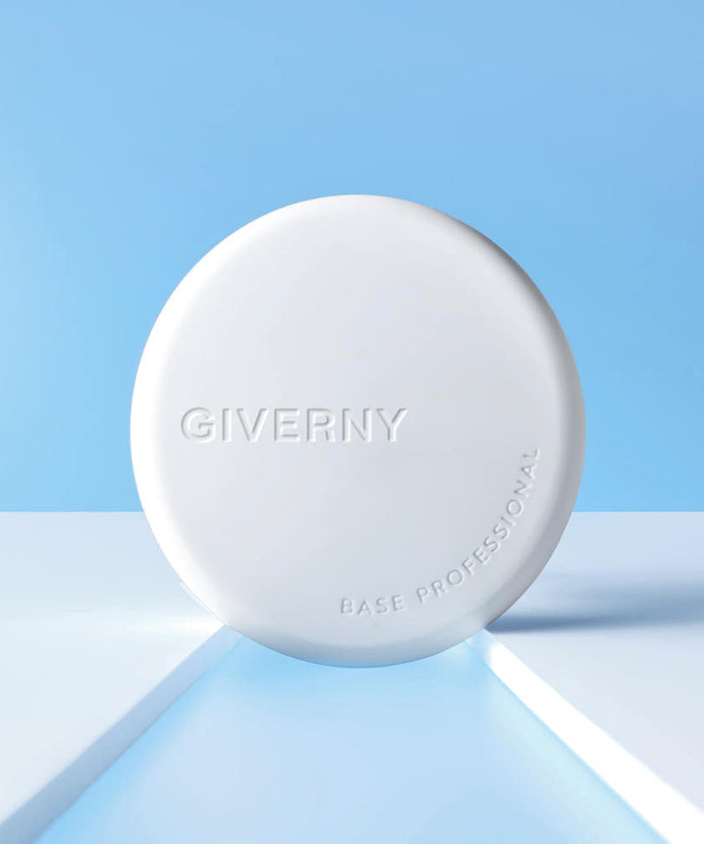 GIVERNY Milchak Setting Powder 6g in minimalist packaging design on a blue background.