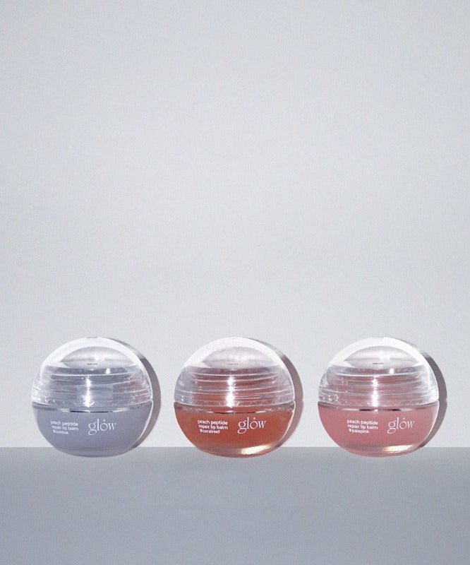 GLOW Peach Peptide Repair Lip Balm 8g | Kool Seoul