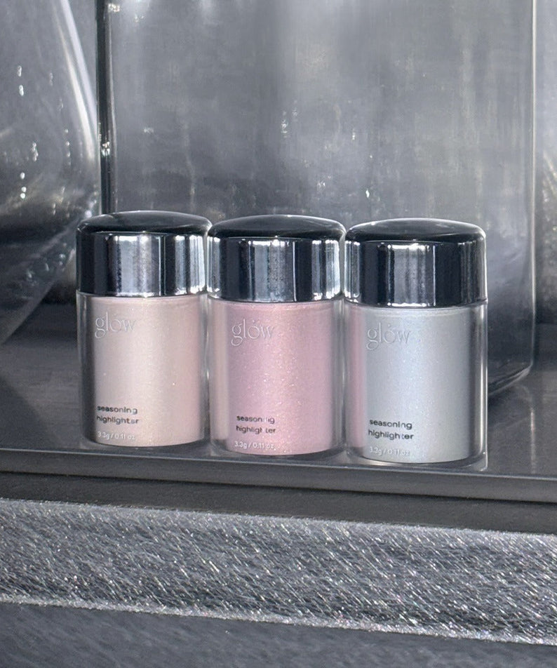 Glow Seasoning Highlighter Set (Sugar, Salt, Pepper)