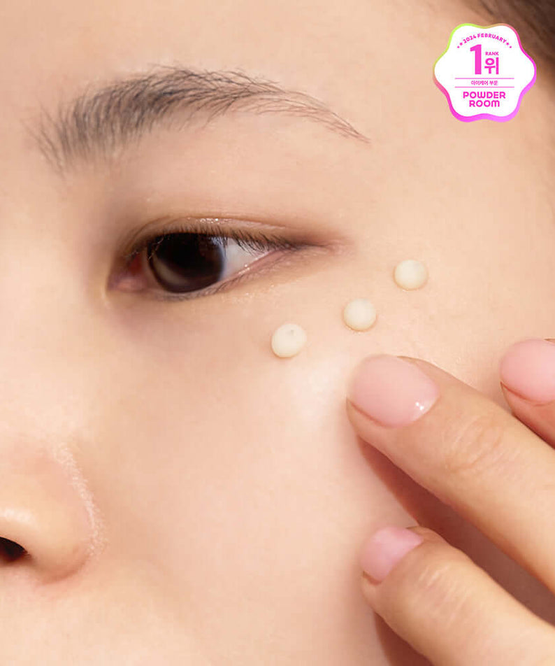 Applying GOODAL Black Carrot Vita A Retinol Eye Cream 30ml for youthful skin.